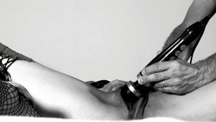 Tied up fucked hard – pussy torture, squirt, fisting, rough fuck, and big load onto her pussy